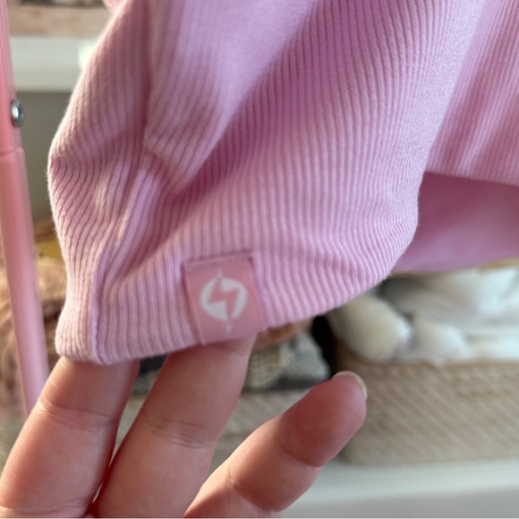 POPFLEX Plié Corset Crop Bralette – Bubblegum Pink | Size XL - Picture 6 of 9